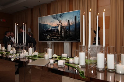 LaChapelle unveiled his photographs of the limited special edition Maybach Zeppelin and its 1932 predecessor, the Maybach Zeppelin DS 8, at the press event in the hotel's penthouse suite.