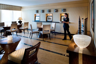 The Spa Cafe seats 20 and serves a seasonal and local menu of light items, including fresh juices and smoothies.