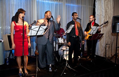 East Coast Soul provided the evening's entertainment in the Ritz-Carlton Ballroom.