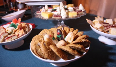 Ridgewells pastry chefs baked and decorated 14 kinds of holiday cookies.