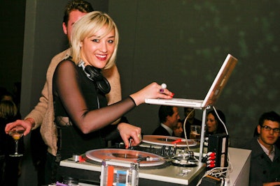Recent Paper Nightlife Awards nominee DJ Mia Moretti warmed up the crowd before Sharon Jones and her band took the stage.