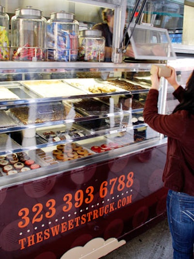 The Sweets Truck brings dessert to events, and began offering a high tea program in January.