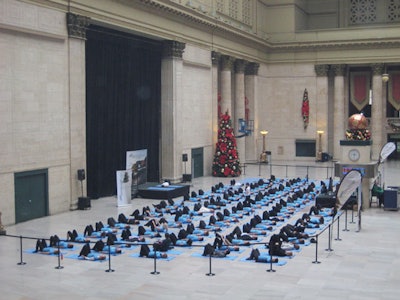 The Chicago event took place in Union Station's Great Hall.