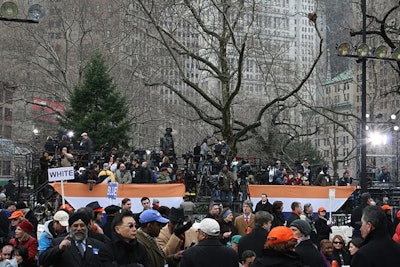 In addition to a live broadcast on NY1, the event was streamed live on the city's official Web site.