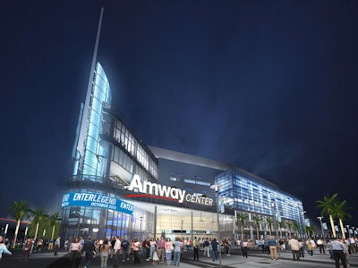 When the new Amway Center opens in October, its 31,000-square-foot main floor will be available for trade shows and special events.