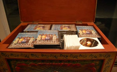 Guests received copies of the film Born Into Brothels at the end of the evening.