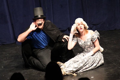 Chicago-based sketch comedy troupe the Comic Thread performed in the festival.
