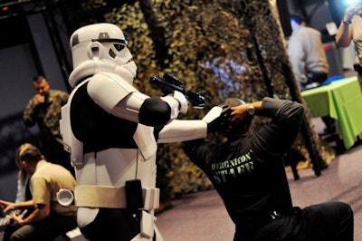 Members of a Star Wars costume club posed for photos with guests throughout the weekend.