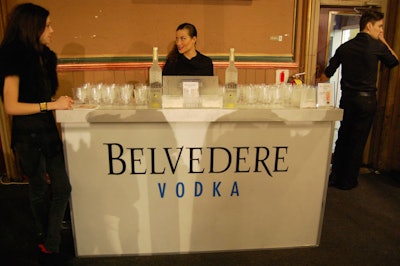 Partner Belvedere sponsored an open bar for guests from 5 p.m. to 7 p.m.
