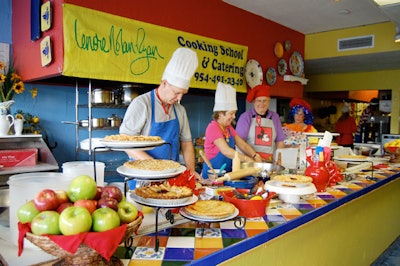 Nolan-Ryan staged the event at her cooking school in Lauderdale-by-the-Sea.