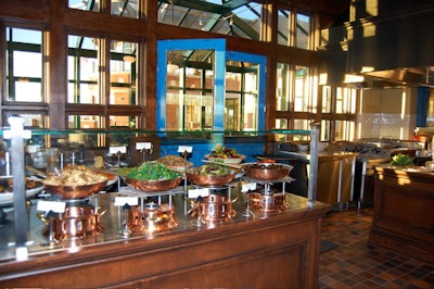 Many of the restaurant's side dishes are served family style.
