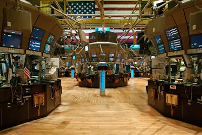 Central to the stock exchange's many spaces is the trading floor, which is only available for events after business hours during the week.