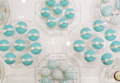 Cupcakes for a Tiffany event by Mark Joseph Cakes