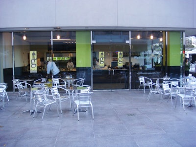 Outdoor seating is available.