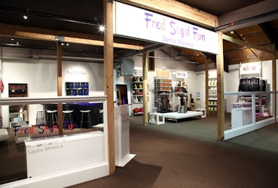 Los Angeles retail staple Fred Segal was one of the participating brands in the retail area of the Village at the Yard.