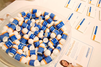 Guests received complimentary lip balm to combat the rough weather outside and look smart for their auditions.