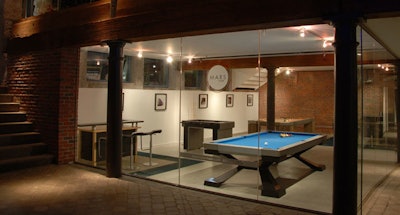 Groups can rent the Mars Made showroom for a night of fun and games.