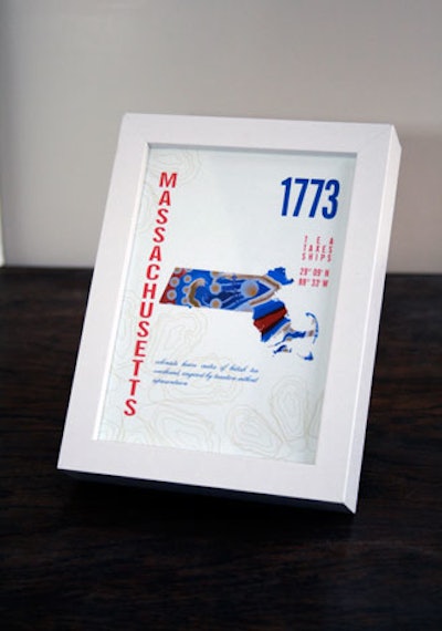 Artist Jennifer Hill can customize her 'Toast to Massachusetts' print.