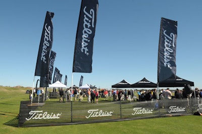 Golf manufacturer Titleist sponsored an area at the Orange County National Golf Course during Demo Day last Wednesday, before the trade show opened.