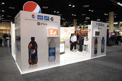 Pepsi-Cola Company, owner of Gatorade, exhibited at the show.