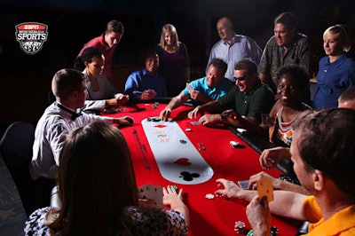 The ESPN Wide World of Sports event team can coordinate additional entertainment and catering services as part of its poker tournament package.