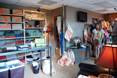 As part of the national launch for its new flat-front pants, Dockers hosted a gifting suite at the Doubletree Surfcomber Hotel, which has been branded as the Bud Light Hotel for the week between the Pro Bowl and Super Bowl. The company has a tailor on site through Sunday doing alterations, distressing, patchwork, and monogramming.