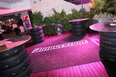 Bridgestone created four highboys using its tires.