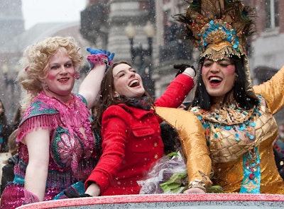 Woman of the Year Anne Hathaway was given a parade on Friday, January 28.