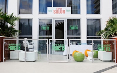 Garnier Fructis sponsored a pop-up salon as part of the 944 magazine event at the Eden Roc Renaissance Miami Beach Thursday through Saturday. The salon provided complimentary services by the company's celebrity hairstylists to V.I.P.s and invited guests.