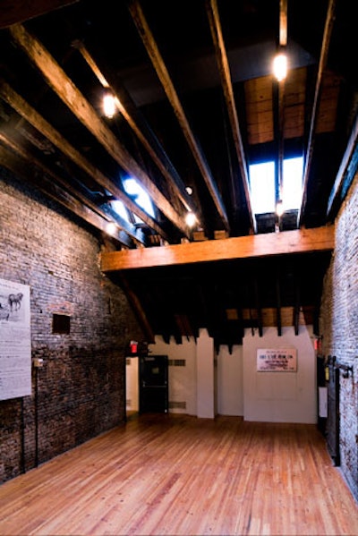Some of the rooms have 25-foot ceilings.