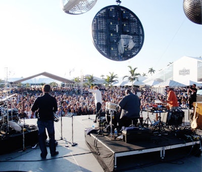 Steve Winwood (pictured) and Daughtry performed on the main stage during the pregame Tailgate.