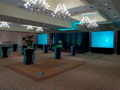 The 12,000-square-foot Oceans ballroom is the largest meeting space in the resort's three conference centers.