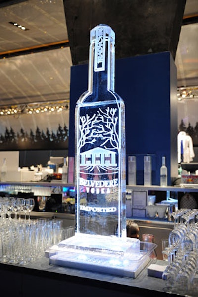 Sponsor Belvedere Vodka was an ingredient in the signature cocktail, the Borealis Belvedere.