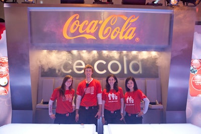 Each bottle served at the pavilion is chilled to the corporate standard, four degrees centigrade.