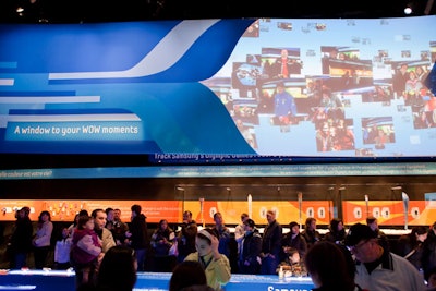 Samsung is organizing all of its user-generated content in its Wireless Olympics Works initiative, referred to as WOW moments.