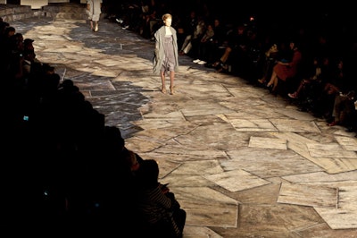 Produced by Lot71, the Arise show also included a detailed catwalk designed to look like a winding road.