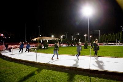 Richmond, Vancouver's neighbor and Olympic partner, has a free skating rink in its official celebration site, the Richmond O Zone.