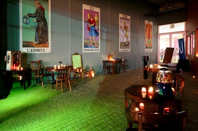 The Gypsy Tea Shop created a replica of its store on the patio.