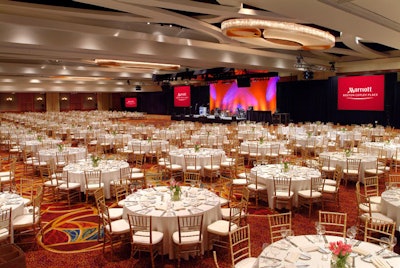 The grand ballroom is the largest in New England.