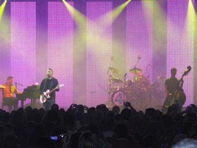 The Barenaked Ladies performed at Molson Canadian Hockey House on day two of the Games.