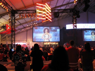 Canadian opera singer Measha Brueggergosman performed the Olympic anthem at the opening ceremony on February 12.