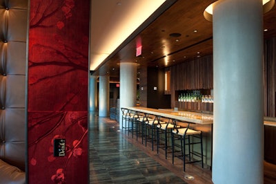 Ink48's lobby bar is adjacent to the restaurant Print.