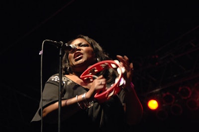 Singer Shemekia Copeland served as one of the two headlining acts performing on the main stage.