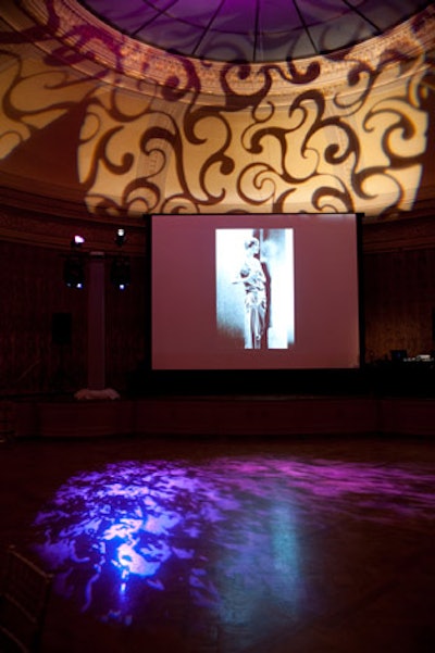 The Music Room became a dance floor, with DJ Harley Viera-Newton spinning tunes alongside projections of 1930s New York.
