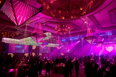 The event took to a ballroom at the Bellagio.