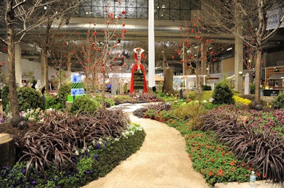 Christy Webber Landscapes teamed up with Lookingglass Theatre to design the Alice in Wonderland garden.