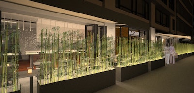 Basho will offer a large patio and several private dining rooms.