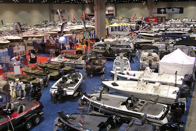 The 187,000-square-foot exhibit floor showcased 300 boats from more than 100 manufacturers.