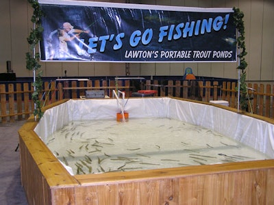 Though organizers cut the show's entertainment budget by $7,000 to just $5,000, they brought back the popular trout fishing pond.