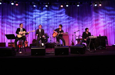 Former American Idol contestant Elliott Yamin returned from Chile after the earthquake there to perform at Children Uniting Nations' benefit Oscar-night event at the Beverly Hilton.